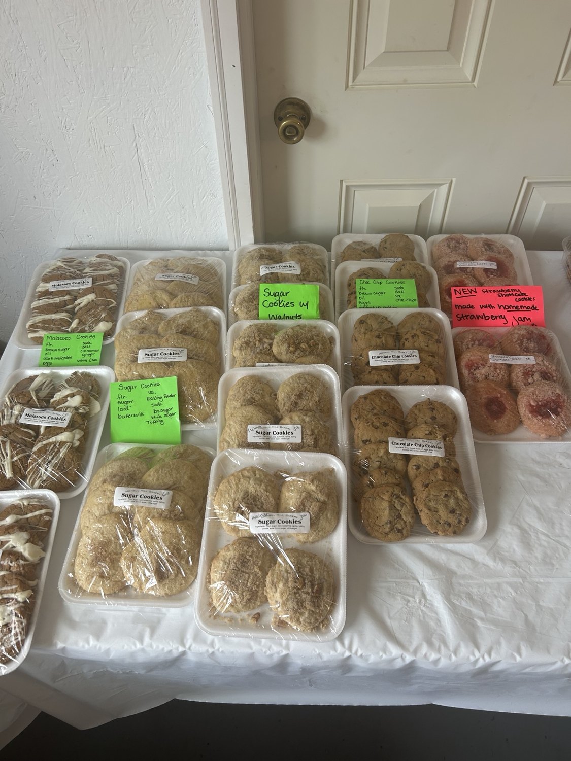 Fresh cookies