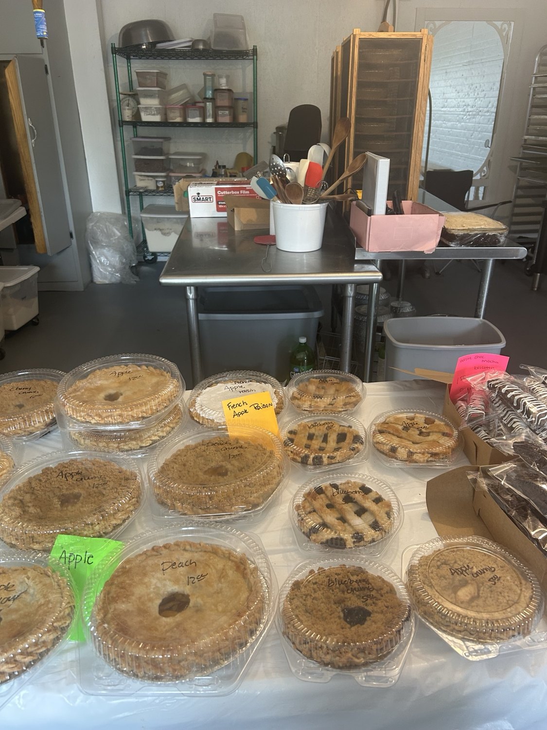 Fresh pies